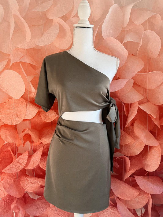Satin Mini Dress