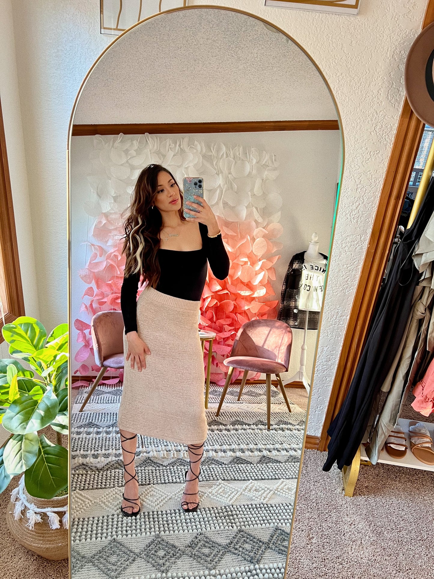 Knit Midi Skirt
