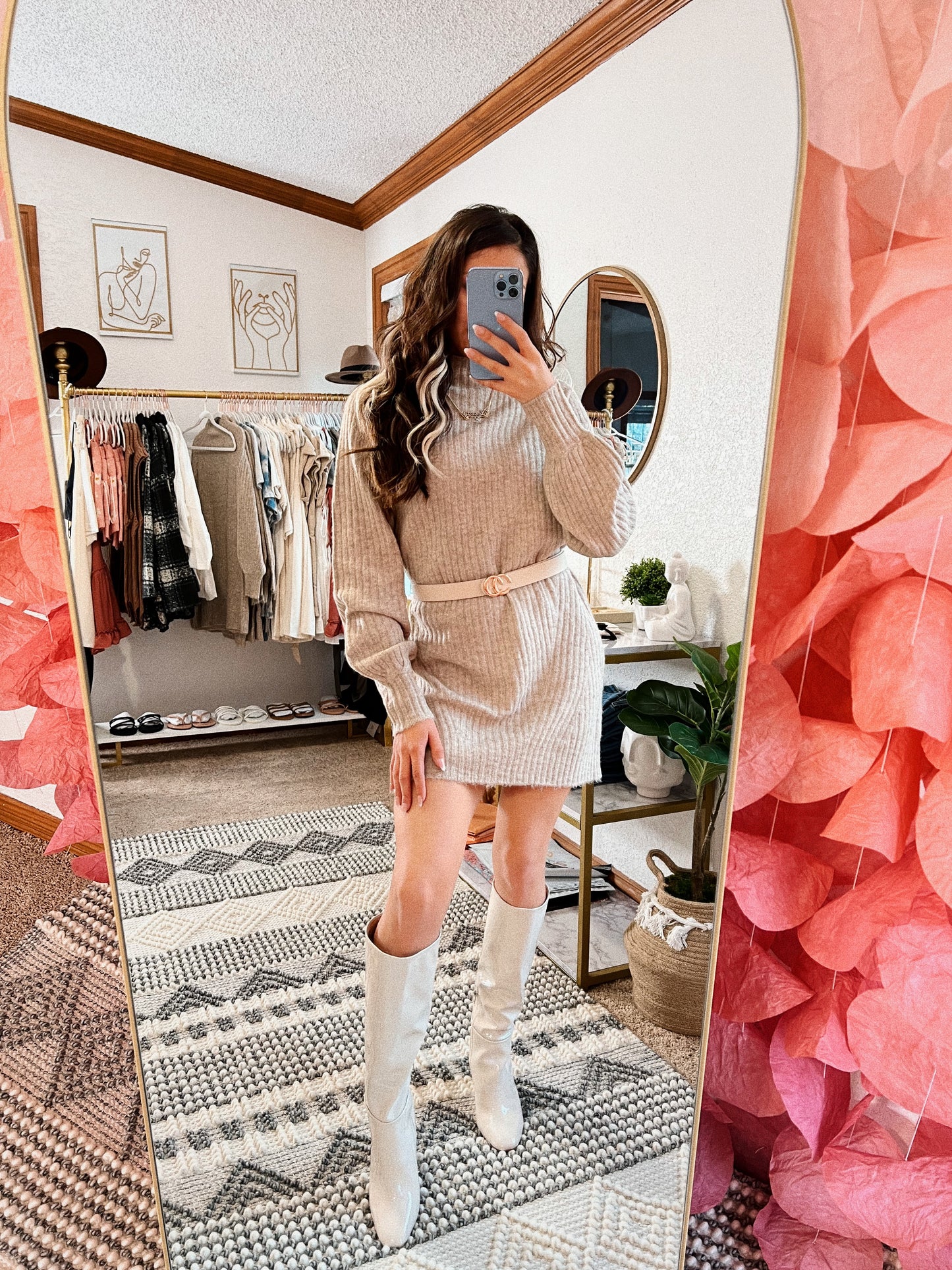 Ribbed Sweater Dress